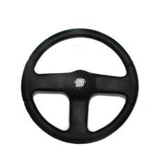 Volante Náutico Emborrachado Superflex 350mm - Preto