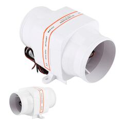 Blower de Ventilação / Exaustor de Porão a Prova D´Água - 3 pol. In-Line - Seaflo