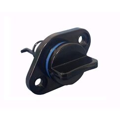 Bujão de Dreno / Bueira Plástica c/ Junta de Vedação - Tam: 19mm - Cor: Black Piano