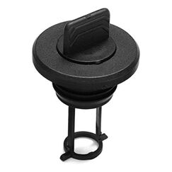 Bujão de Dreno / Bueira Plástica c/ Junta de Vedação - Tam: 19mm - Cor: Preto - Mangueira 1 pol.