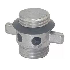 Bujão de Dreno em Alumínio c/ Junta de Vedação - Viveiro - Tam: 25mm