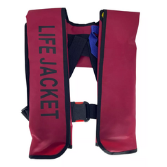 Colete Salva-Vidas Inflável - Modelo Lazer 150N - VERMELHO