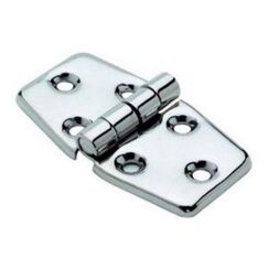 Dobradiça p/ Tampas e Portas em Aço Inox Estampado - 2-7/8 x 1-9/16 pol