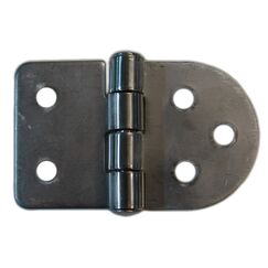 Dobradiça p/ Tampas e Portas em Aço Inox Estampado - Parafuso Interno 2 x 3