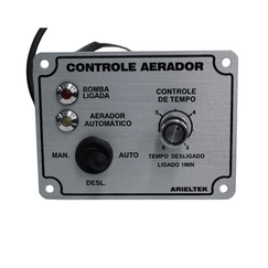 Painel de Controle do Aerador com Temporizador para Viveiro - Arieltek