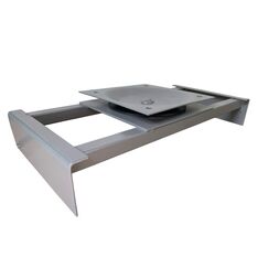 Suporte de Banco p/ Barcos de Alumínio Fixo (Rebitado) - 35CM