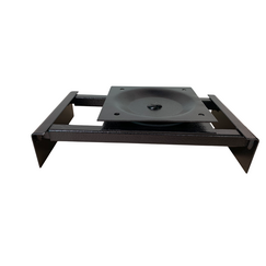 Suporte de Banco p/ Barcos de Alumínio Fixo (Rebitado) - 45CM - PRETO