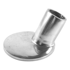 Base Fixação Para Guarda Mancebo 7/8 Inclinada 45º - Alumínio