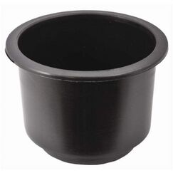 Porta Copos p/ Embarcações de Embutir em ABS Preto - Grande