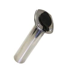 Porta Varas / Caniço p/ Embutir em Inox c/ Tampa e Interior Emborrachados