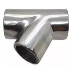 União T Fixação P/ Guarda Mancebo 1" Inclinada 45º Alumínio