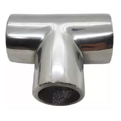 União T Fixação P/ Guarda Mancebo 1" Reta 90º- Alumínio