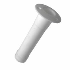 Porta Varas / Caniço p/ Embutir Reto em Plástico - Branco