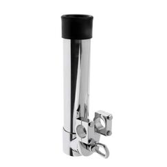 Porta Varas / Caniço p/ Guarda Mancebo 1-1/8 pol. em Inox - Base Ajustável