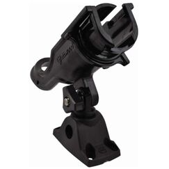 Porta Varas Sobrepor Ajustável C/ Base Fixa em Plástico Reforçado Attwood Preto