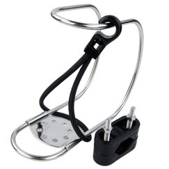 Suporte em Inox p/ Boias Salva-Vidas c/ Cinta de Travamento