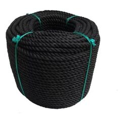 Cabo Torcido 3 Perna Corda Náutica Polipropileno 18mm 20m Pt