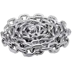 Corrente Em INOX - Calibrada - 8mm - Tam: 1 m