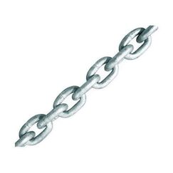 Corrente Galvanizada a Fogo - Calibrada - 7mm - Tam: 1 m