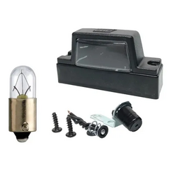 Luz de Placa p/ Carretinha c/ Lâmpada - 12V - Unidade - Mod: T4