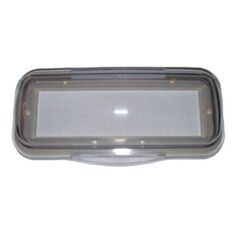 Protetor Frontal de CD Player Marine Star - Cor: Lente: Transparente, Base: Branca