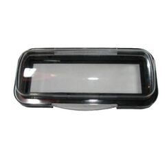 Protetor Frontal de CD Player Marine Star - Cor: Lente: Transparente, Base: Preta