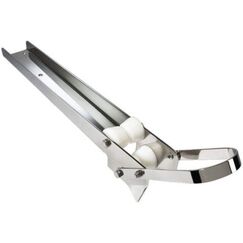 Púlpito de Proa / Lançador de Âncora em INOX c/ Roldana Dupla Reforçado - 50cm - Lewmar