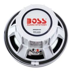 Subwoofer Marinizado Boss Marine c/ Iluminação LED RGB 10 polegadas - Branco - MRGB10W