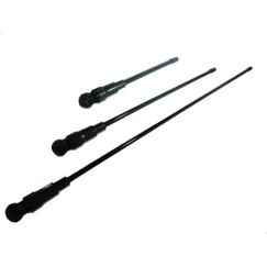 Antena VHF Marítima em Fibra - 0,8 Metro - Ganho Real até 3 dB - PRETA