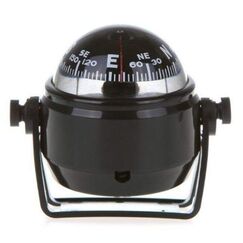 Bússola c/ Base Náutica - S/ Iluminação - Tam: Pequena - Cor: Preta