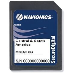 Carta Náutica Navionics GOLD - Zona 3 - Am. Central e do Sul