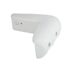 Defensa Horizontal p/ Esquina 90° Doca, Trapiche - 29,8 x 29,8 x 11,4 cm - Branca - Rígida