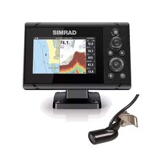 GPS e Sonar / Fishfinder SIMRAD CRUISE 5 c/ Carta Náutica (c/ Transducer)