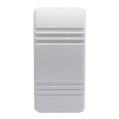 Botão de Painel Liga/Desliga Marinizado p/ Embarcações s/ LED - 12V - 20A - Branco - Seachoice