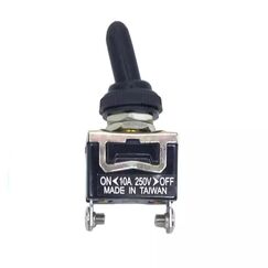 Botão / Pino Interruptor em Inox c/ Capa Emborrachada - 10 A