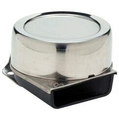 Buzina Caracol Elétrica Interna Simples - INOX - Compacta - 12V - Seachoice