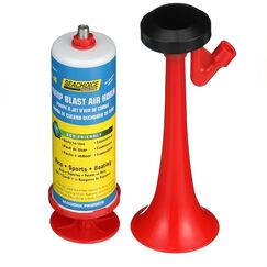 Buzina Corneta de Emergência Manual c/ Bomba Seachoice 110dB