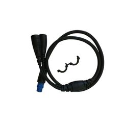Cabo Conector Adaptador p/ Transducer Garmin - Macho 4 pinos x2 p/ Femea 8 pinos