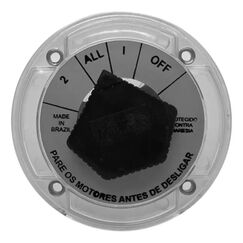 Chave de Bateria Blindada 250A MFX p/ 2 Baterias - Transparente