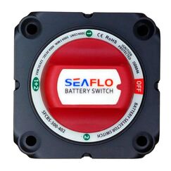 Chave de Bateria Blindada Seaflo 300A p/ 2 Baterias - Mini