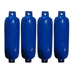 Defensa p/ Embarcações Linha G - G4 - 16,5 x 58,5 cm - Azul - Inflável - 4 un.