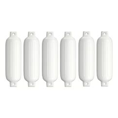 Defensa p/ Embarcações Linha G - G4 - 16,5 x 58,5 cm - Branca - Inflável - 6 un.