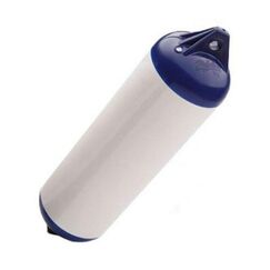 Defensa p/ Embarcações Polyform Linha F - F4 - 21,6 x 102,9 cm - Branca/Azul