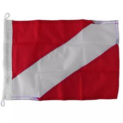 Bandeira de Mergulho Dupla Face p/ Embarcações 32x23cm