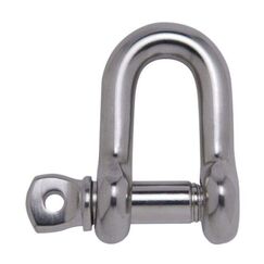 Manilha em Aço Inox Reta - 6mm - 25x13