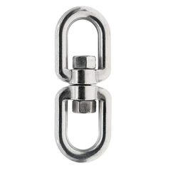 Manilha Tornel Dupla em Aço Inox C/ Destorcedor - 8mm