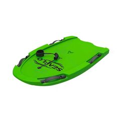 Prancha Bodyboard C/ Cinta 4 Pegamão + Leash Verde Cyangreen - Seaflo
