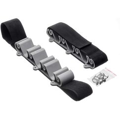 Suporte Porta Varas Parede p/ 6 Varas c/ Cinta de Travamento