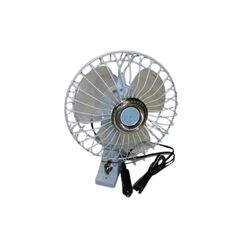 Ventilador p/ Veículos Automotores Marinizado Branco 17,5 cm 12v - C/ Interruptor