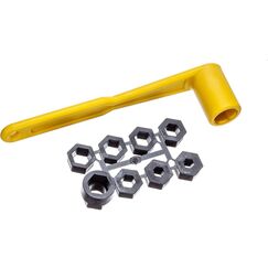 Jogo Chave Troca de Hélice em Polipropileno - Attwood - Medida em Polegadas